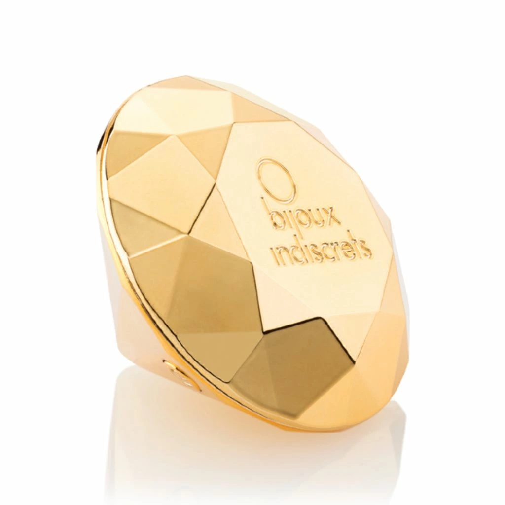Bijoux Indiscrets Twenty One Diamond - Wibrujący masażer 7 trybow, złoty