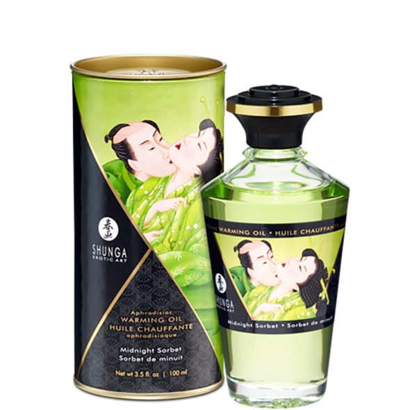 Olejek stymulujący rozgrzewający - Shunga Aphrodisiac Warming Oil 100 ml Sorbet