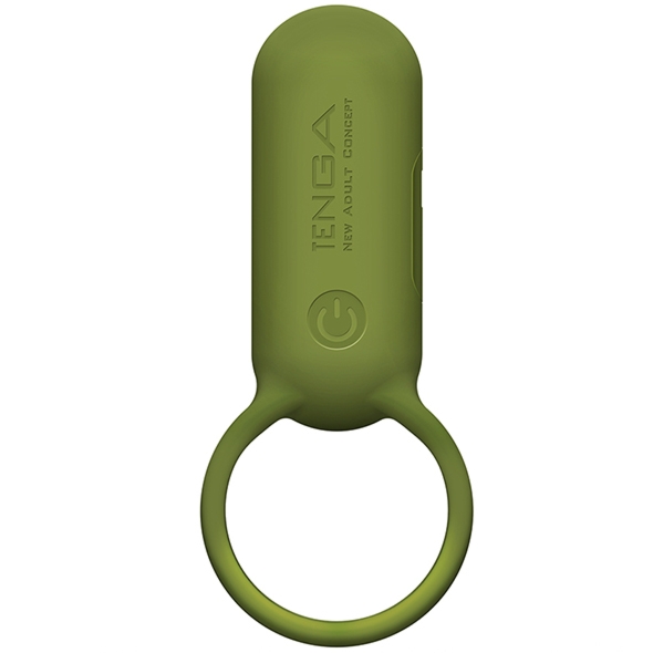 Pierścień wibrujący na członka - Tenga Smart Vibe Ring  Khaki