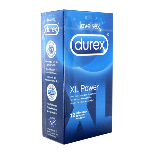 Prezerwatywy XL - Durex XL Power Condoms 12 szt