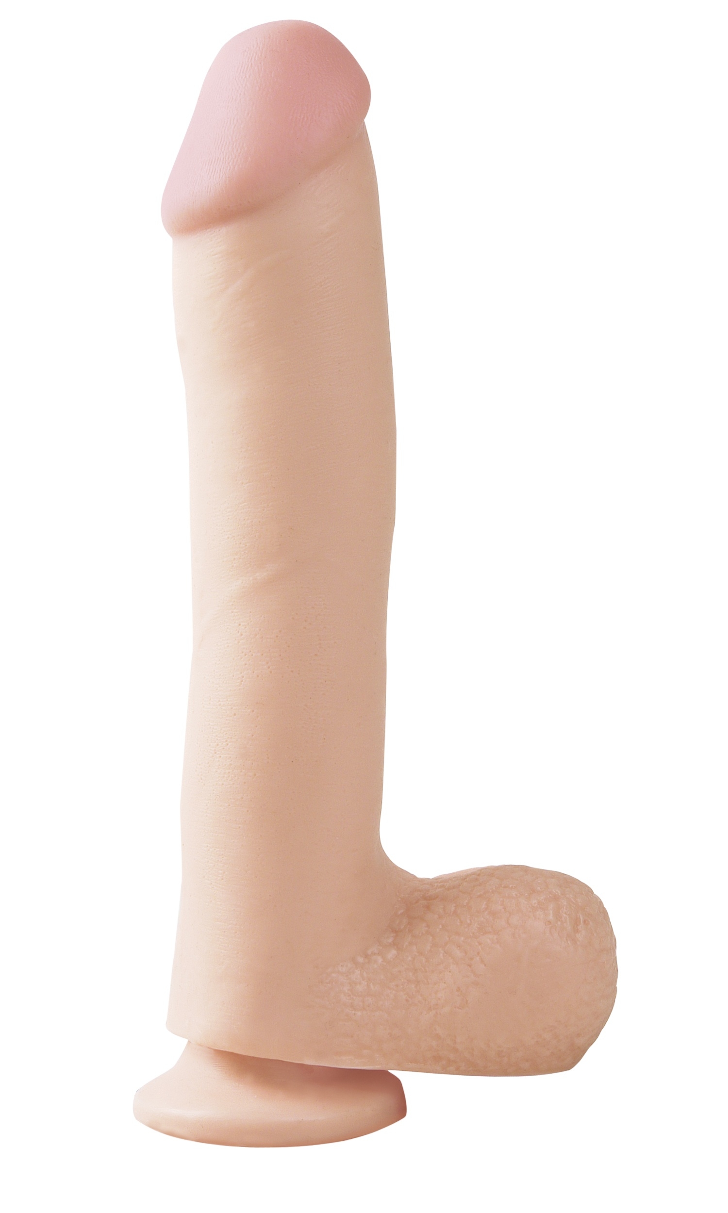 Dildo realistyczne z przyssawką - PIPEDREAM Basix Rubber Works 10" Dong with Suction Cup Cielisty
