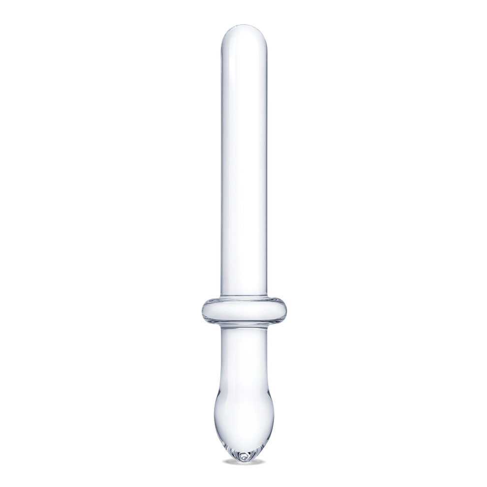 Glas - Podwójne Szklane Dildo Classic Smooth Dual Ended Przezroczyste 22.5 cm