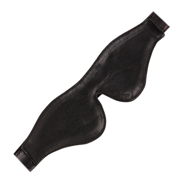 Sportsheets Leather Blindfold Black - Skórzana maska na oczy