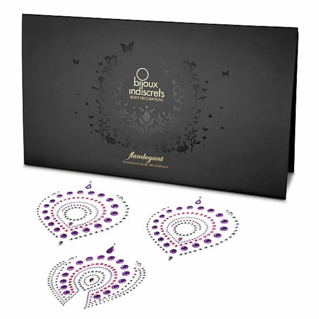 Bijoux Indiscrets Flamboyant Dekoracyjne Kryształki Purple & Pink