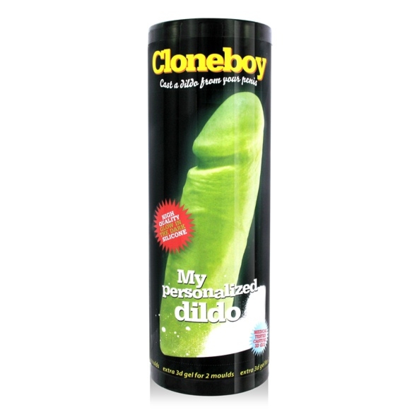 Dildo Glow in the dark - Zestaw do kopiowania Cloneboy świecący w ciemności