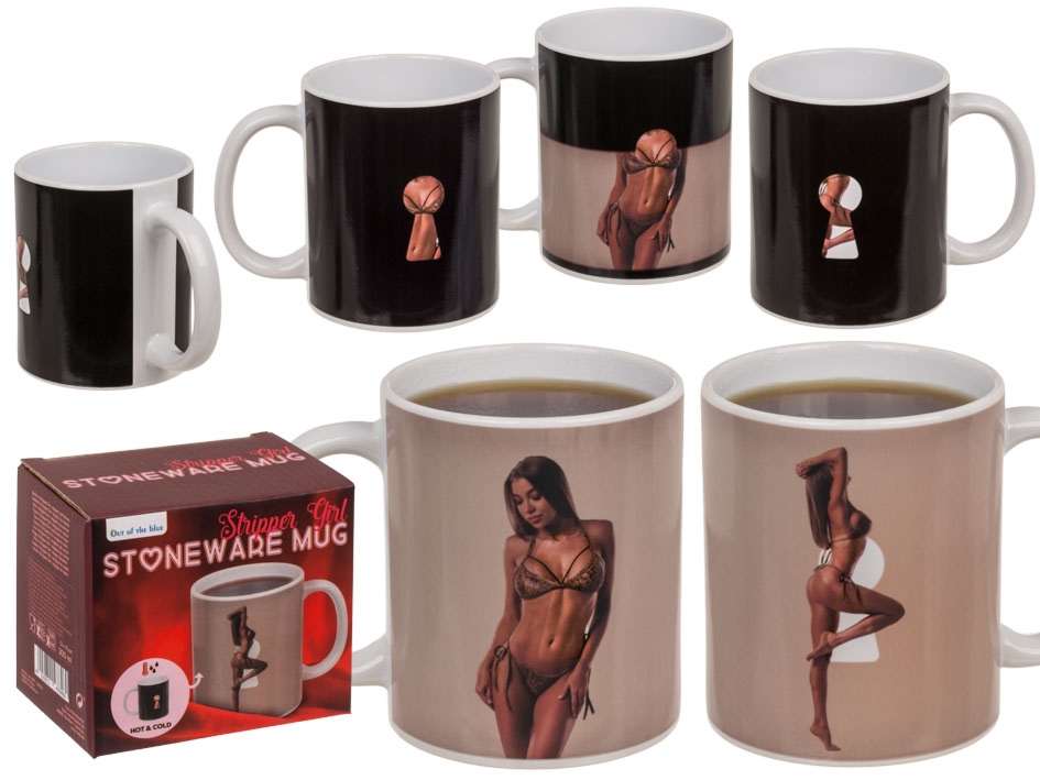 Stripper Girl - Kubek Z Seksowną Kobietą Zmieniający Kolor