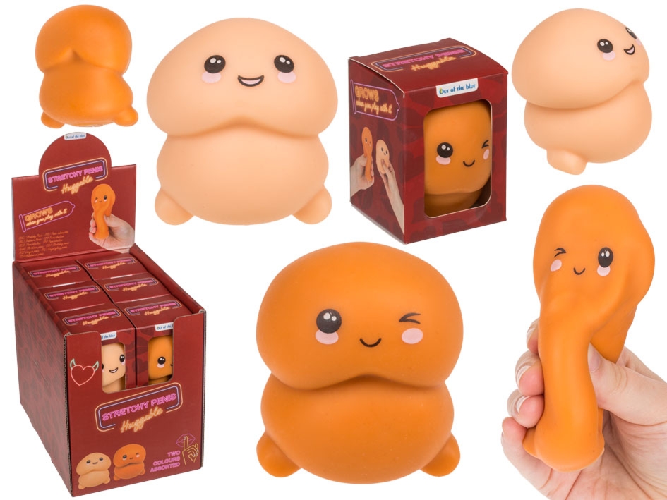 Stretchy Penis - Gniotek Zabawny Gadżet W Kształcie Penisa