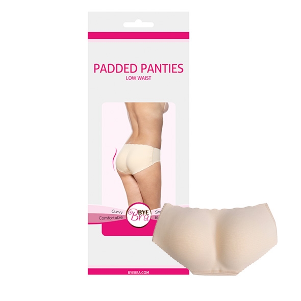 Majtki powiększające pośladki, niski stan - Bye Bra Padded Panties Low Waist L