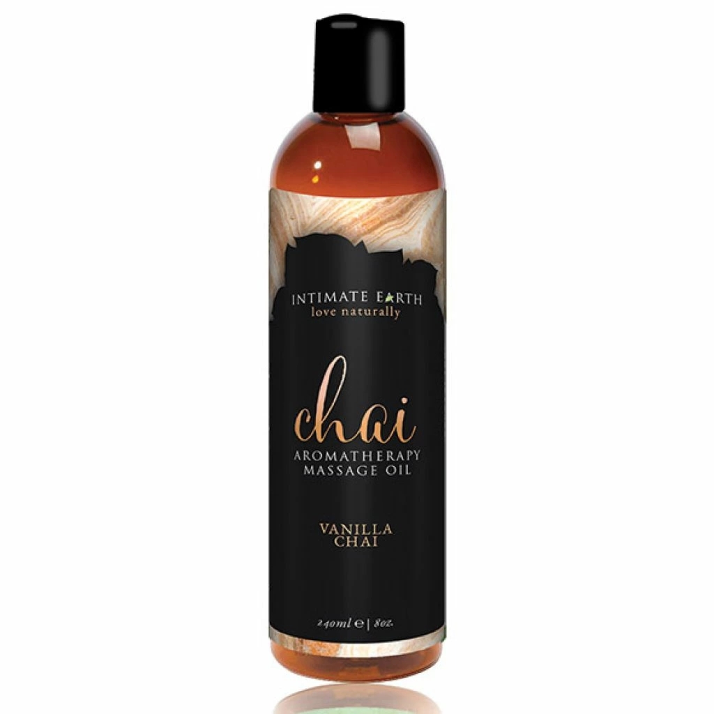 Intimate Earth Chai Olejek do masażu herbata-wanilia 240 ml