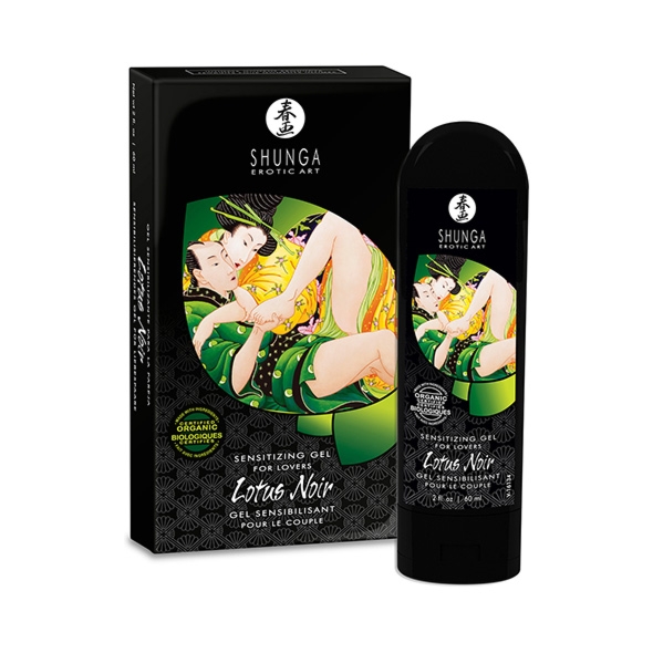Żel zwiększający przyjemność dla par - Shunga Dragon Noir Sensitizing Gel