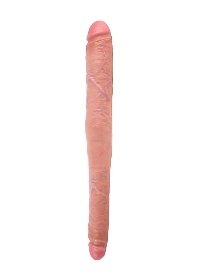 Pipedream King Cock - dildo realistyczne PODWÓJNE dwie grubości, naturalny, PVC - 43cm (16