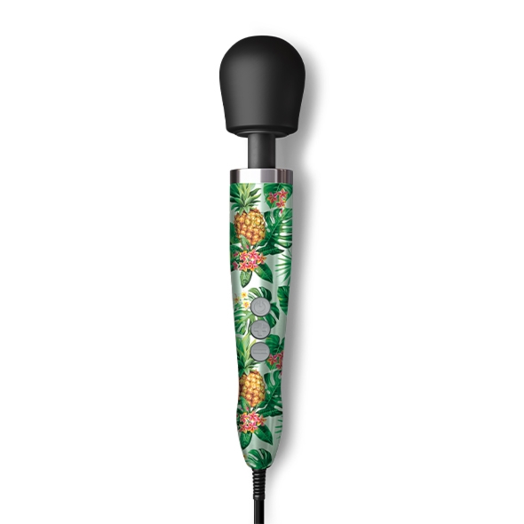 Tytanowo-Aluminiowy Solidny Masażer sieciowy metalowy - Doxy Die Cast Wand Massager Ananas