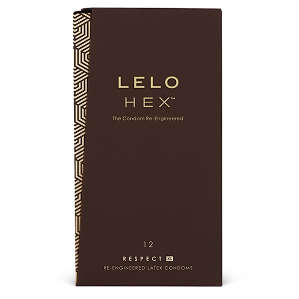 Prezerwatywy nowej generacji - Lelo HEX Condoms Respect XL 12 szt