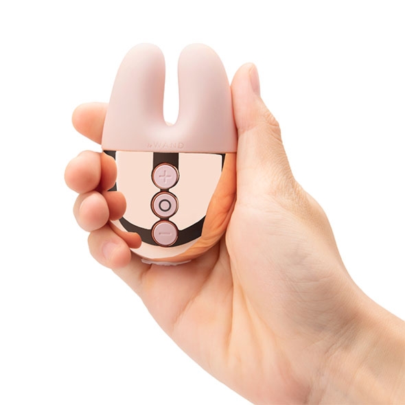 Podwójny masażer łechtaczki - Le Wand Double Vibe Rose Gold
