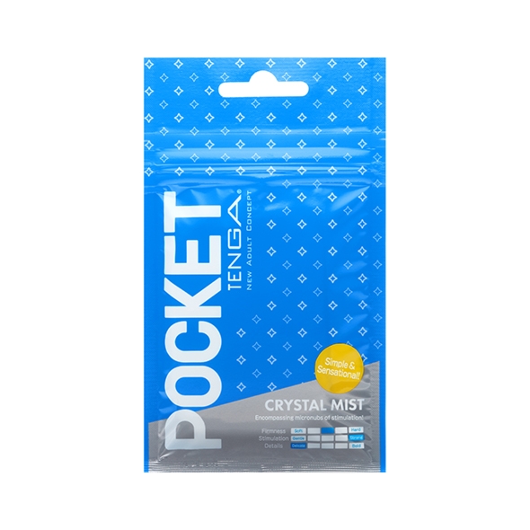 Masturbator kieszonkowy podręczny - Tenga Pocket Stroker Crystal Mist