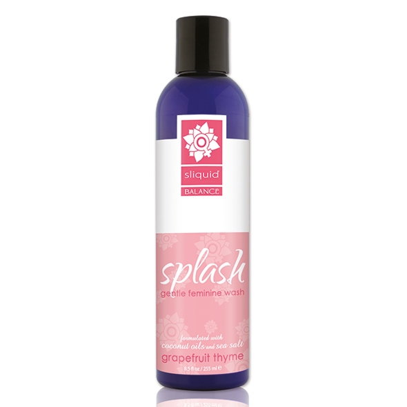 Płyn do higieny intymnej - Sliquid Balance Splash 255 ml Grejpfrut i tymianek
