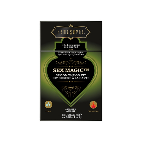 Kama Sutra - Zestaw 12 Saszetek Z Lubrykantami Sex Magic