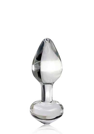 Pipedream Icicles - Plug Dildo szklany No. 44 przezroczysty 8 cm