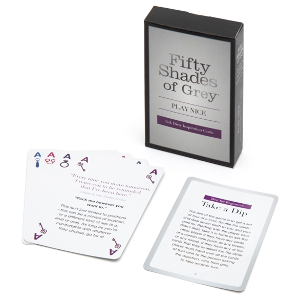 Gra erotyczna - Fifty Shades of Grey Play Nice Talk Dirty Card Game