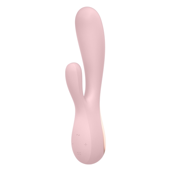 Wibrator króliczek z aplikacją - Satisfyer Mono Flex Vibrator Różowy