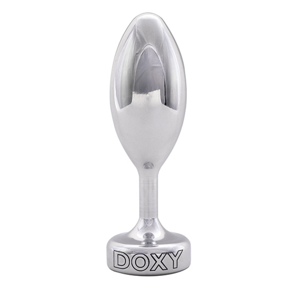 Doxy - Gładki Korek Analny 7cm Srebrny Butt Plug Smooth
