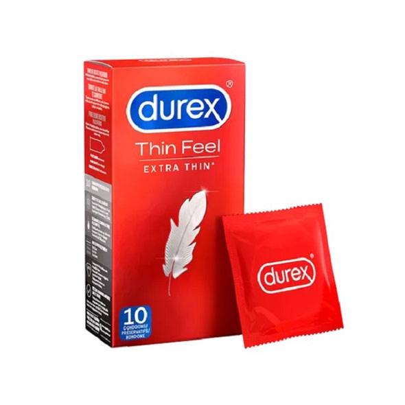 Prezerwatywy cienkie - Durex Feel Thin Extra Thin Condoms 10 szt