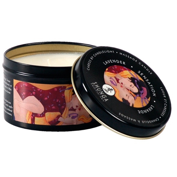 Świeca do masażu - Shunga Massage Candle - Lawenda
