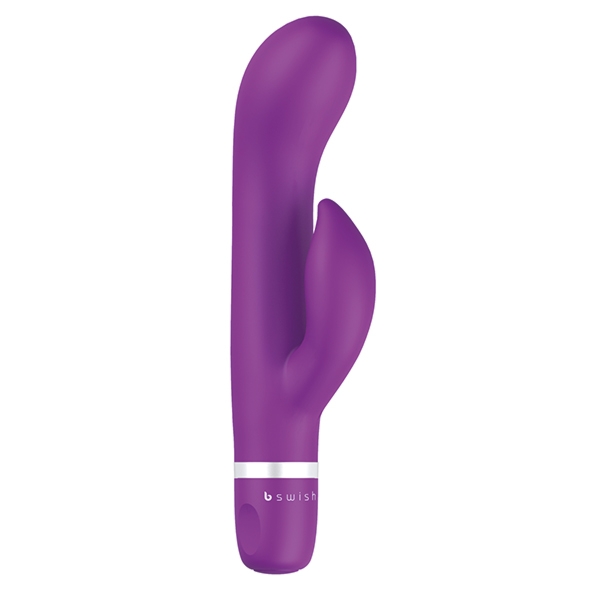 Wibrator ze stymulatorem - B Swish bwild Classic Marine Rabbit Vibrator Fioletowy