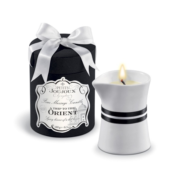 Świeca do masażu - Petits Joujoux Massage Candle 180g granat