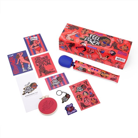 Masażer intymny magiczna różdżka - Le Wand Feel My Power Kelly Malka Edition 2022