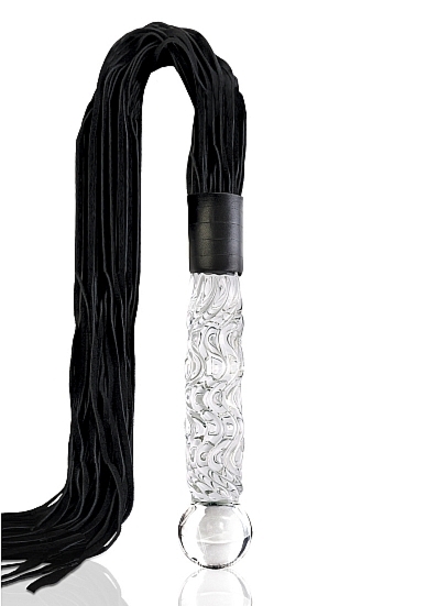 Pipedream Icicles - PEJCZ skóra bydlęca + szklane DILDO
