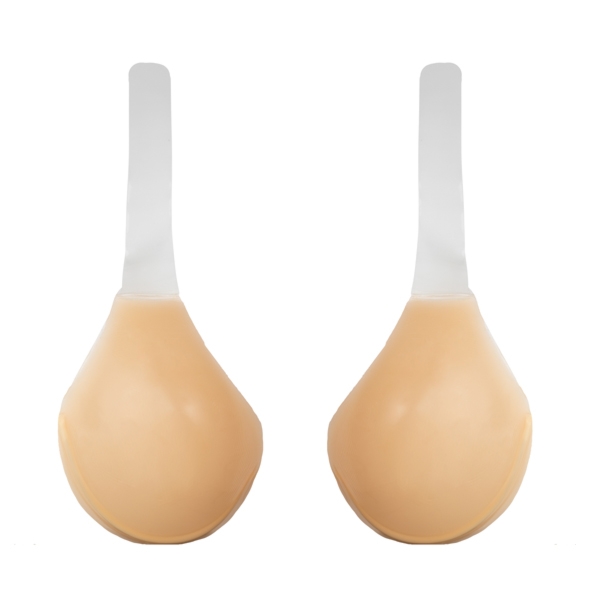 Silikonowe nakładki podnoszące piersi - Bye Bra Sculpting Silicone Lifts Nude miseczka E