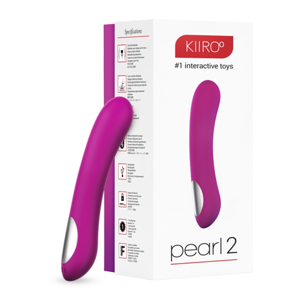 Wibrator do cyberseksu - Kiiroo Pearl 2 Teledildonic Vibrator Fioletowy