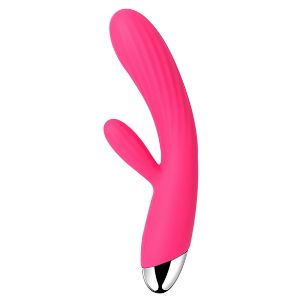 Wibrator ogrzewany ze stymulatorem - Svakom Angel Intelligent Warming Vibrator