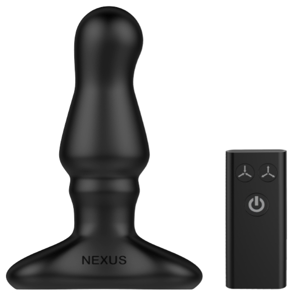 Korek analny z powiększającą się główką - Nexus Bolster Butt Plug with Inflatable Tip