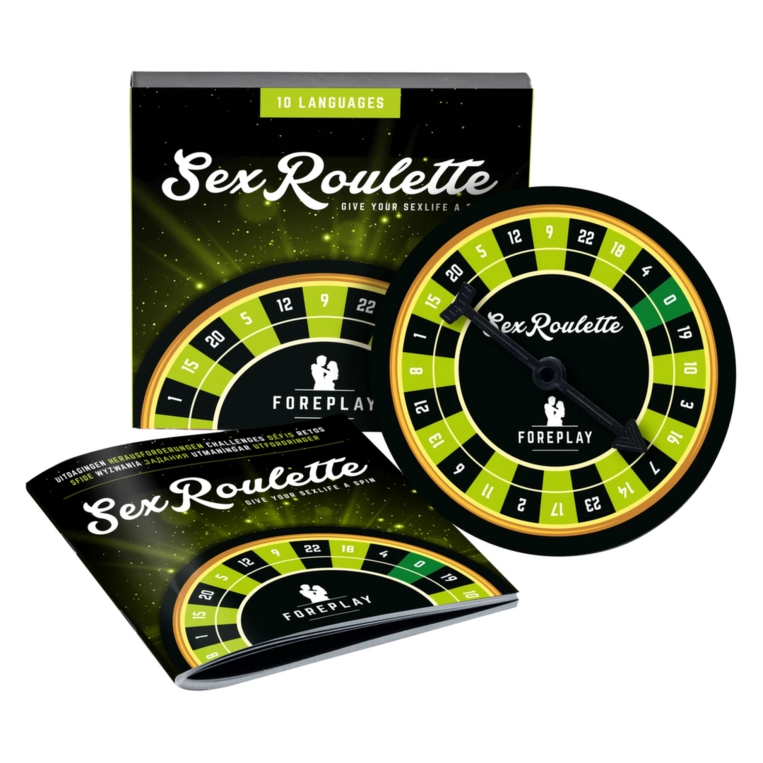 Tease and Please Sex Roulette Foreplay - gra planszowa dla par, 24 wyzwania