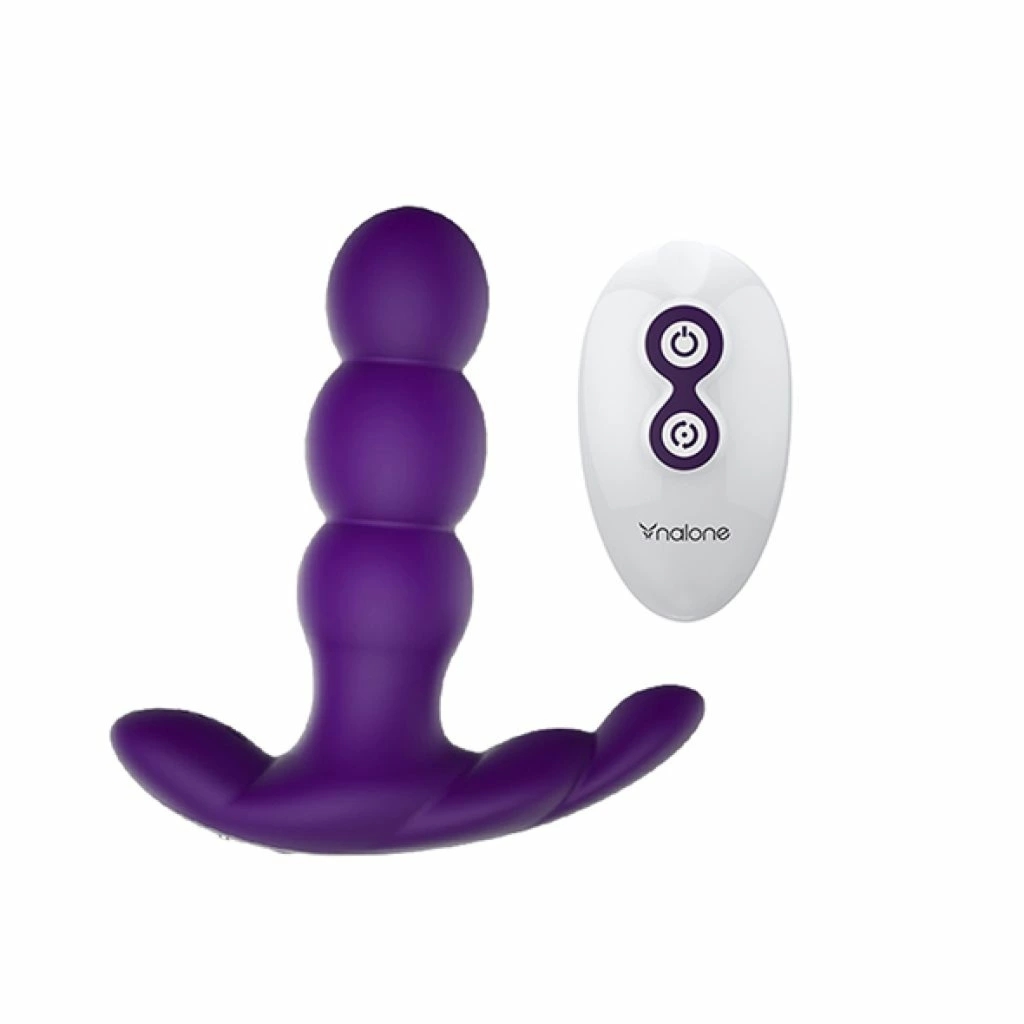 Nalone Pearl Purple - obrotowa maszyna intymna z pilotem, silikon