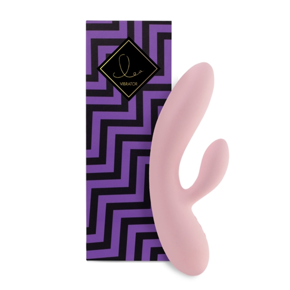 Wibrator ze stymulatorem - FeelzToys Lea Vibrator Jasnoróżowy