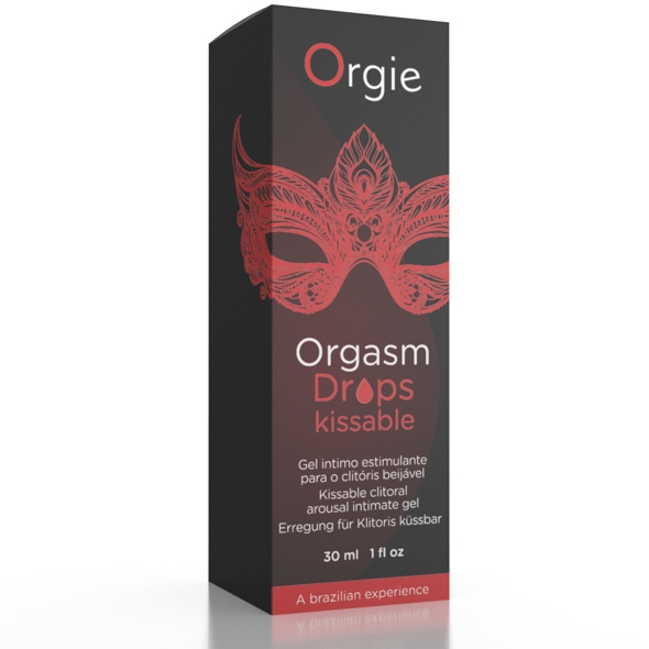 Żel krople orgazmowe jadalne dla kobiet - Orgie Orgasm Drops Kissable Clitoral Arousal 30 ml
