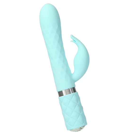 Wibrator króliczek z rotacją - Pillow Talk Lively Rabbit Vibrator Niebieski