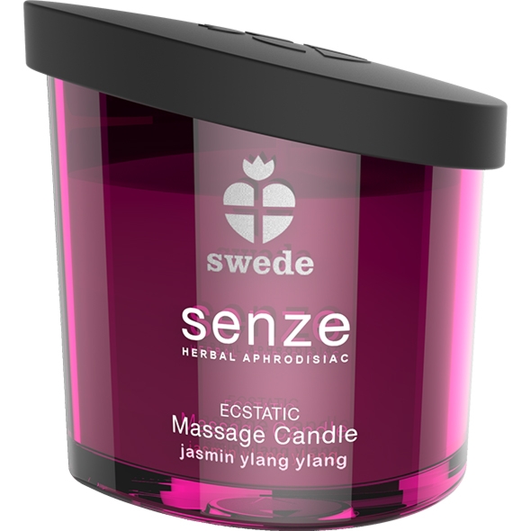 Swede - Świeca Do Masażu Senze Ecstatic Jaśmin Ylang Ylang 150 ml