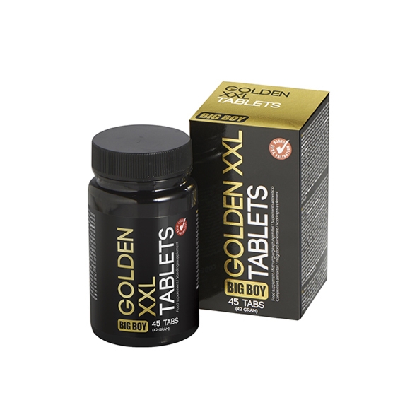 Mocne tabletki stymulujące erekcję - BigBoy Golden-XXL Stimulating Tabs x45