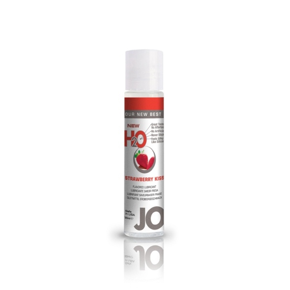 Lubrykant smakowy - System JO H2O Lubricant Strawberry 30 ml TRUSKAWKA