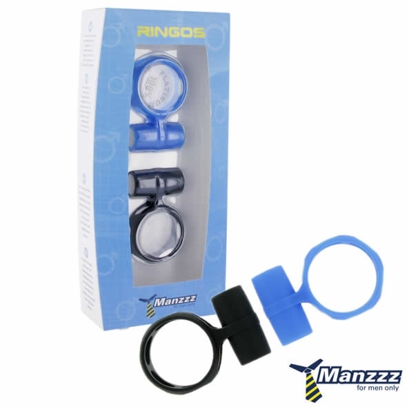 Dwa wibrujące pierścienie - ManzzzToys Ringos