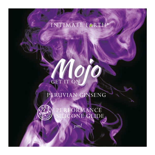 Lubrykant silikonowy z żeń-szeniem - Intimate Earth Mojo Peruvian Ginseng Silicone Performance Glide 3ml SASZETKA