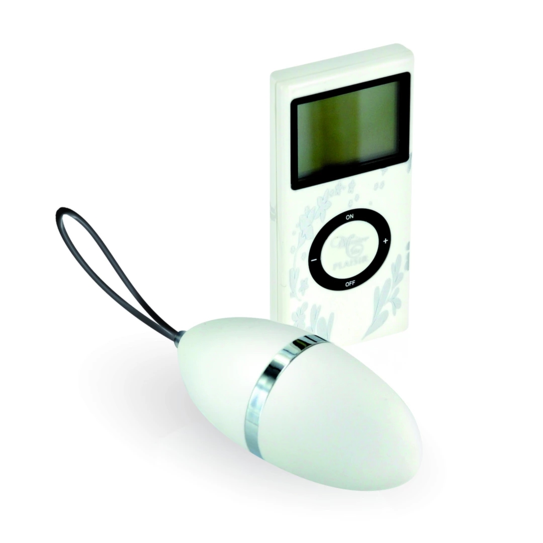 Plaisirs Secrets Vibrating Egg White - bezprzewodowe jajko wibrujące 10 trybow