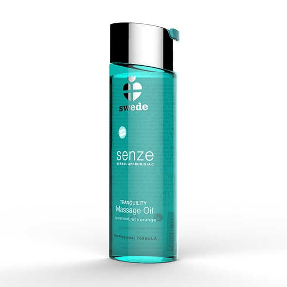 Olejek do masażu wegański - Swede Senze Massage Oil 75 ml  Mięta