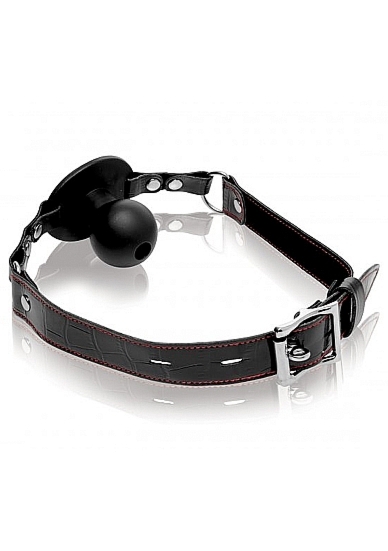 XR BRANDS Master Series - KNEBEL z fukncją wlewania płynów + KLAMRA