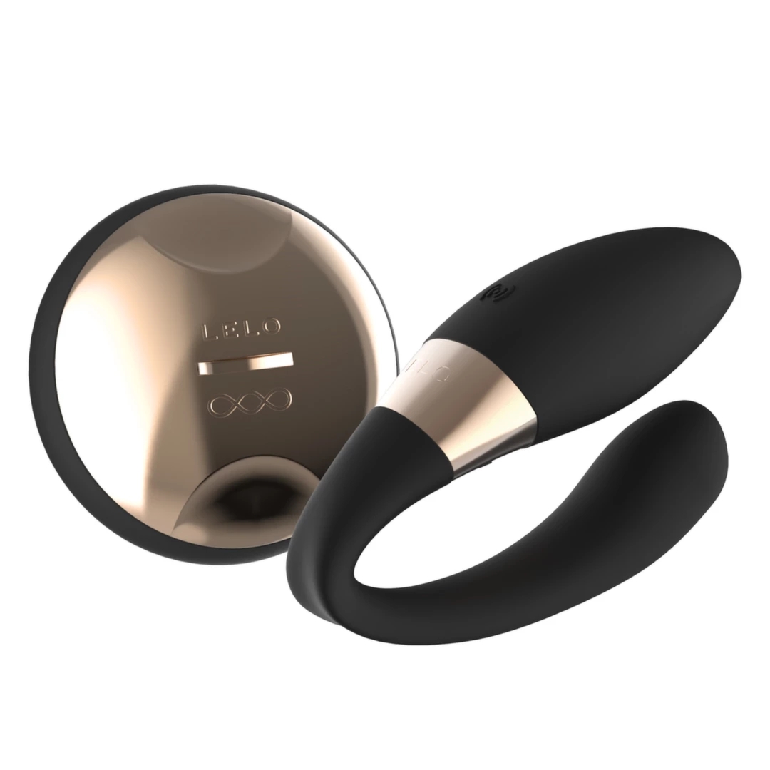 LELO Tiani Duo Black - Masażer dla par, 8 trybow, wodoodporny