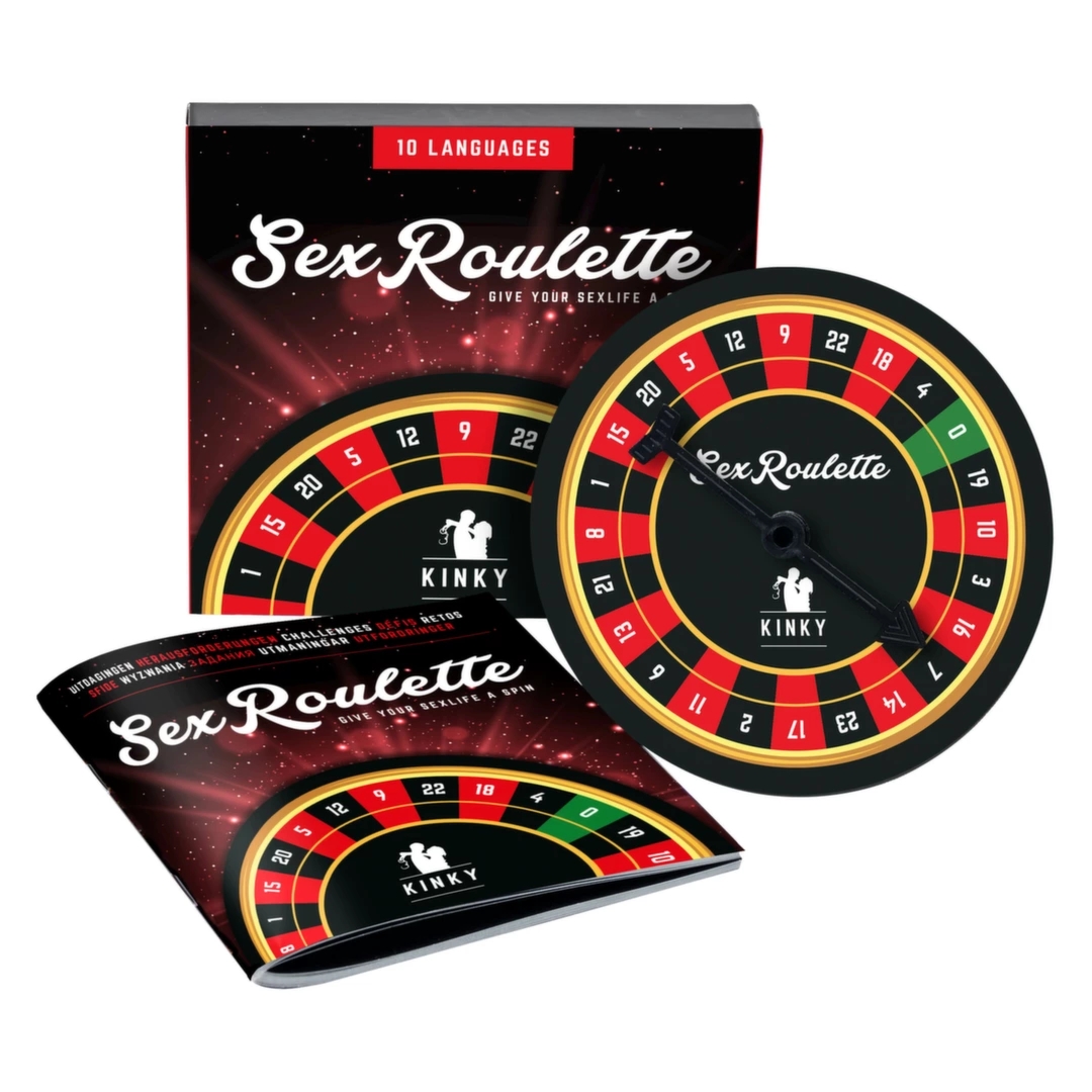 Tease and Please Sex Roulette Kinky gra planszowa wielojęzyczna